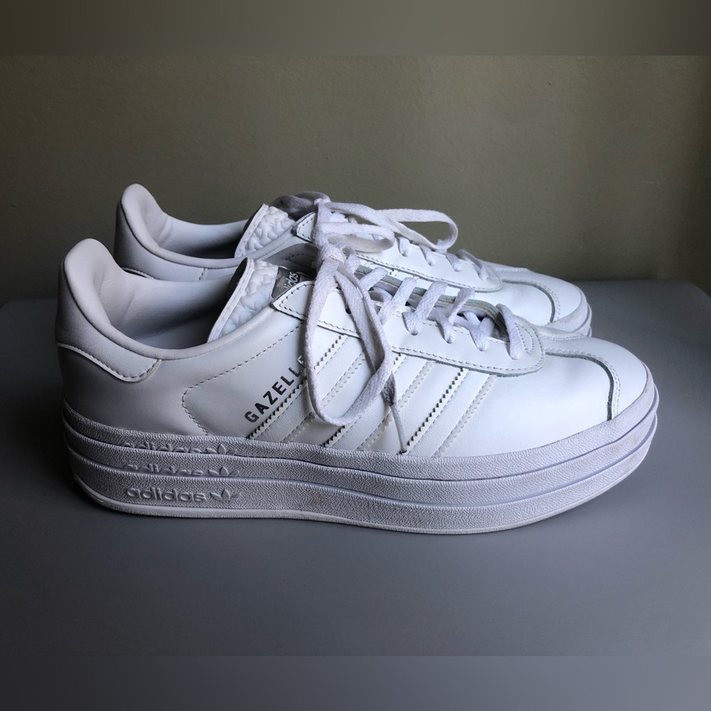 Adidas Gazelle Bold White Womens Size: US 8.5